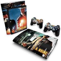 Adesivo Compatível PS3 Super Slim Skin - L.A. Noire