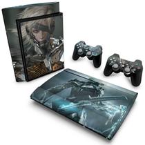 Adesivo Compatível PS3 Super Slim Skin - Metal Gear Solid Rising - Pop Arte Skins