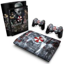 Adesivo Compatível PS3 Super Slim Skin - Resident Evil - Umbrella