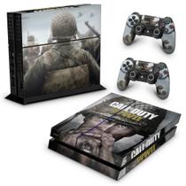 Adesivo Compatível PS4 Fat Skin - Call Of Duty Ww2