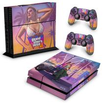 Adesivo Compatível PS4 Fat Skin - GTA 6 VI