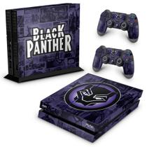 Adesivo Compatível PS4 Fat Skin - Pantera Negra Comics