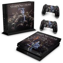 Adesivo Compatível PS4 Fat Skin - Shadow Of War