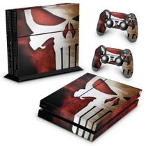 Adesivo Compatível PS4 Fat Skin - The Punisher Justiceiro