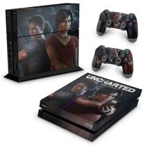 Adesivo Compatível PS4 Fat Skin - Uncharted Lost Legacy