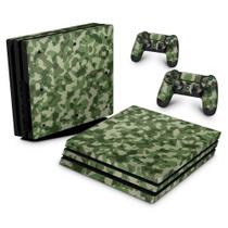 Adesivo Compatível PS4 Pro Skin - Camuflagem Exercito