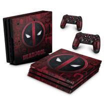 Adesivo Compatível PS4 Pro Skin - Deadpool Comics