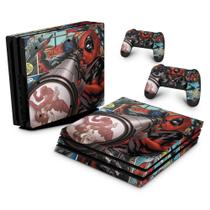 Adesivo Compatível PS4 Pro Skin - Deadpool