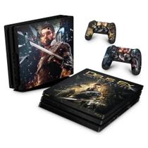 Adesivo Compatível PS4 Pro Skin - Deus Ex Mankind Divided