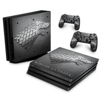 Adesivo Compatível PS4 Pro Skin - Game Of Thrones Stark