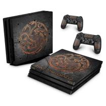 Adesivo Compatível PS4 Pro Skin - Game Of Thrones Targaryen