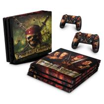 Adesivo Compatível PS4 Pro Skin - Piratas Do Caribe