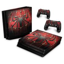 Adesivo Compatível PS4 Pro Skin - Spider Man - Homem Aranha