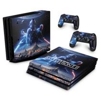 Adesivo Compatível PS4 Pro Skin - Star Wars - Battlefront 2 - Pop Arte Skins