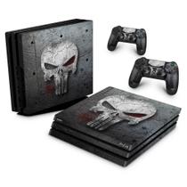 Adesivo Compatível PS4 Pro Skin - The Punisher Justiceiro B