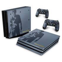Adesivo Compatível PS4 Pro Skin - Uncharted 4 Limited Edition - Pop Arte Skins