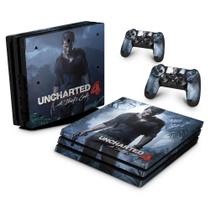 Adesivo Compatível PS4 Pro Skin - Uncharted 4