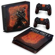 Adesivo Compatível PS4 Slim Skin - Call Of Duty Black Ops 4