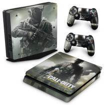 Adesivo Compatível PS4 Slim Skin - Call Of Duty Infinite Warfare - Pop Arte Skins