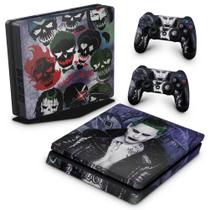 Adesivo Compatível PS4 Slim Skin - Esquadrão Suicida D