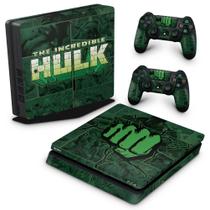 Adesivo Compatível PS4 Slim Skin - Hulk Comics - Pop Arte Skins