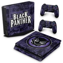 Adesivo Compatível PS4 Slim Skin - Pantera Negra Comics