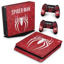 Adesivo Compatível PS4 Slim Skin - Spider-Man Bundle C - Pop Arte Skins