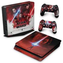 Adesivo Compatível PS4 Slim Skin - Star Wars The Last Jedi