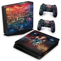 Adesivo Compatível PS4 Slim Skin - Stranger Things