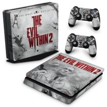 Adesivo Compatível PS4 Slim Skin - The Evil Within 2