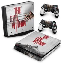 Adesivo Compatível PS4 Slim Skin - The Evil Within