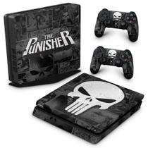 Adesivo Compatível PS4 Slim Skin - The Punisher Justiceiro Comics