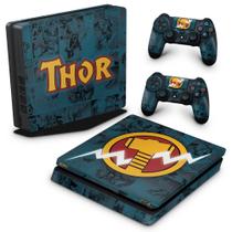 Adesivo Compatível PS4 Slim Skin - Thor Comics