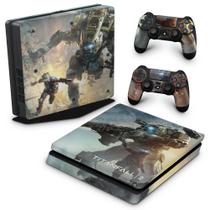 Adesivo Compatível PS4 Slim Skin - Titanfall 2 B