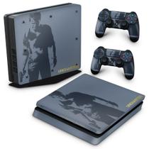 Adesivo Compatível PS4 Slim Skin - Uncharted 4 Limited Edition