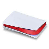 Adesivo Compatível PS5 Central Playstation 5 Skin - Fibra de Carbono Vermelha