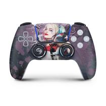 Adesivo Compatível PS5 Controle Playstation 5 Skin - Arlequina Harley Quinn
