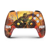Adesivo Compatível PS5 Controle Playstation 5 Skin - Doom Eternal