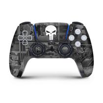 Adesivo Compatível PS5 Controle Playstation 5 Skin - The Punisher Justiceiro Comics