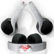 Adesivo Compatível PS5 Headset Pulse 3D Playstation 5 Skin - Batman Vs Superman Logo
