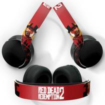 Adesivo Compatível PS5 Headset Pulse 3D Playstation 5 Skin - Red Dead Redemption 2