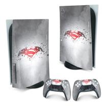 Adesivo Compatível PS5 Playstation 5 Skin - Batman Vs Superman Logo
