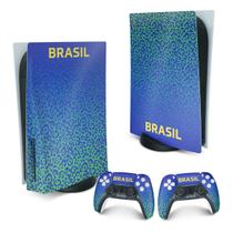 Adesivo Compatível PS5 Playstation 5 Skin - Brasil
