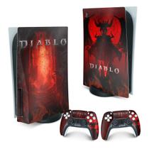 Adesivo Compatível PS5 Playstation 5 Skin - Diablo IV 4 - Pop Arte Skins