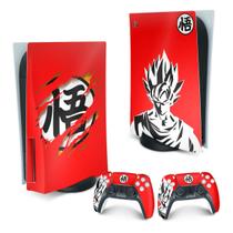 Adesivo Compatível PS5 Playstation 5 Skin - Dragon Ball Goku Kaiô