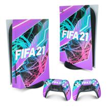 Adesivo Compatível PS5 Playstation 5 Skin - FIFA 21 - Pop Arte Skins