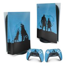Adesivo Compatível PS5 Playstation 5 Skin - God of War Ragnarok Edition - Pop Arte Skins
