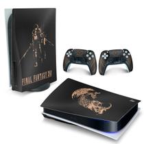 Adesivo Compatível PS5 Playstation 5 Skin Horizontal - Final Fantasy XVI Edition