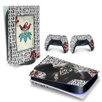 Adesivo Compatível PS5 Playstation 5 Skin Horizontal - Joker Coringa