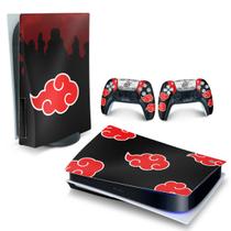 Adesivo Compatível PS5 Playstation 5 Skin Horizontal - Naruto Akatsuki